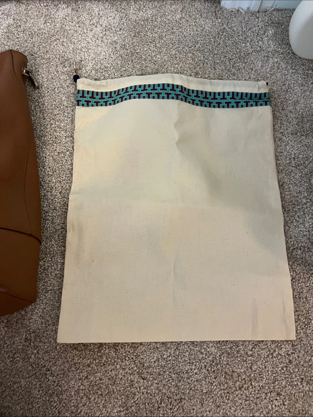 Tory Burch Cognac Pebbled Leather Hobo